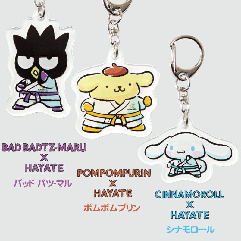 Hayate x Sanrio Collaboration Keychain Bag Charm